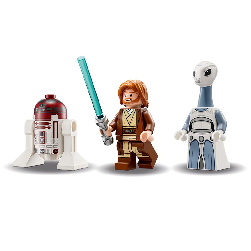 LEGO-Star-Wars-75333-Jedi-Starfighter-di-Obi-Wan-Kenobi-Set-l-Attacco-dei-Cloni-con-Droide-e-Minifigure-Taun-We-Spada-Laser