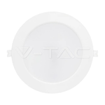 V-TAC PRO Mini Pannello LED 12W Chip Samsung Montaggio ad Incasso Rotondo Colore Bianco 4000K