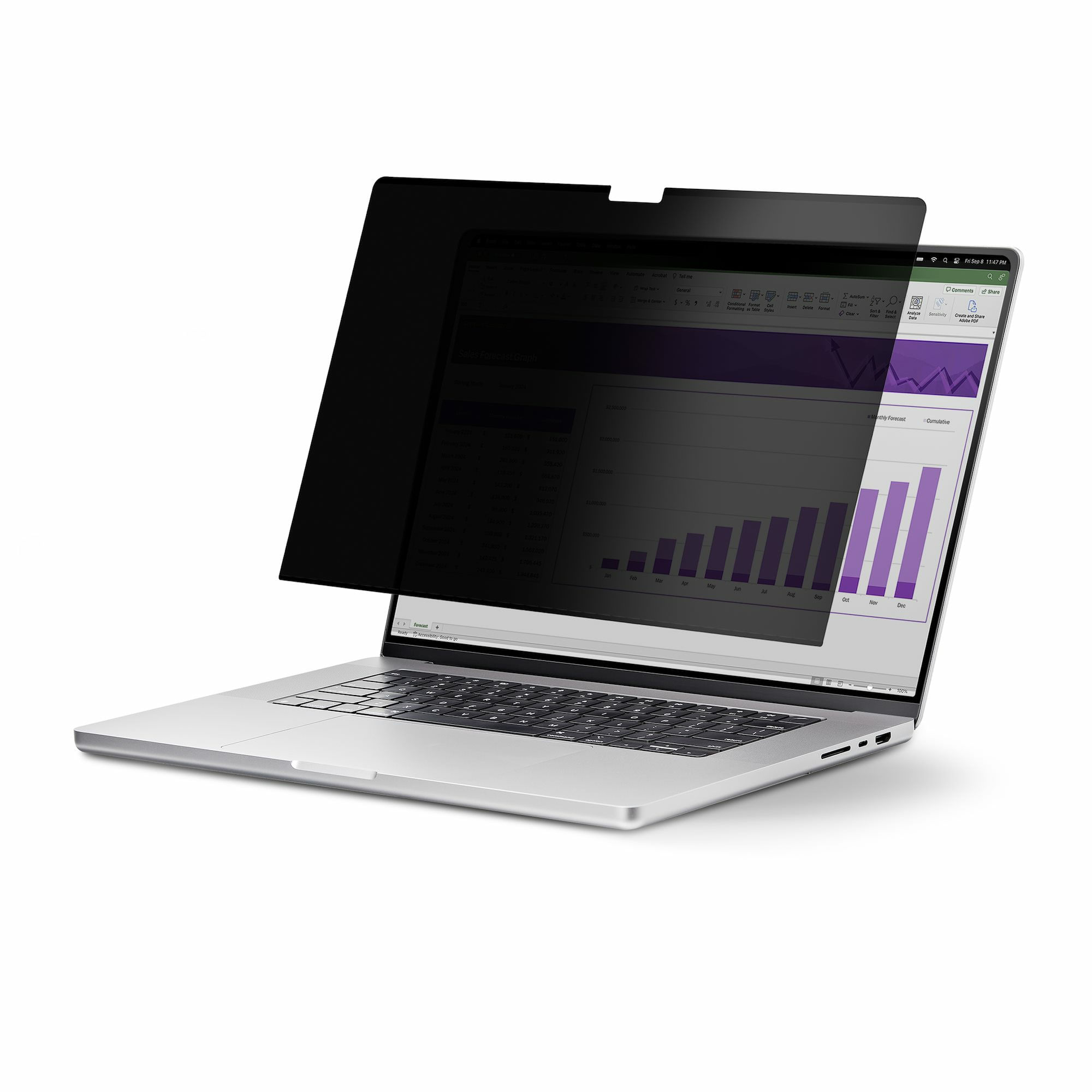StarTech.com Filtro Privacy Touch da 15,6” 16:10, antiriflesso, pellicola protettiva per monitor di computer portatile
