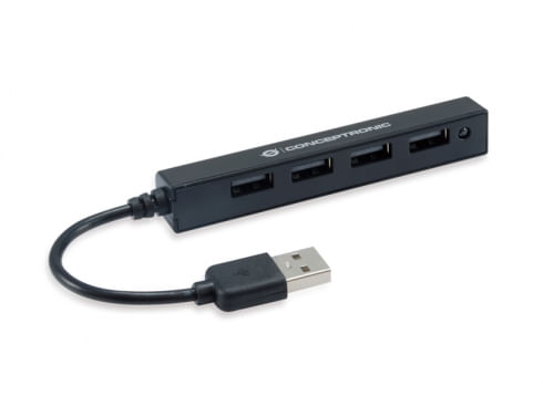 Conceptronic-HUBBIES05B-hub-di-interfaccia-USB-2.0-480-Mbit-s-Nero