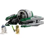 LEGO Star Wars 75360 Jedi Starfighter di Yoda, Veicolo Giocattolo da The Clone Wars, Minifigure di Yoda