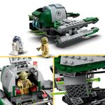 LEGO-Star-Wars-75360-Jedi-Starfighter-di-Yoda-Veicolo-Giocattolo-da-The-Clone-Wars-Minifigure-di-Yoda-Spada-Laser-e-R2-D2