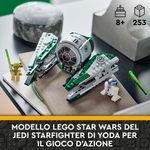 LEGO-Star-Wars-75360-Jedi-Starfighter-di-Yoda-Veicolo-Giocattolo-da-The-Clone-Wars-Minifigure-di-Yoda-Spada-Laser-e-R2-D2