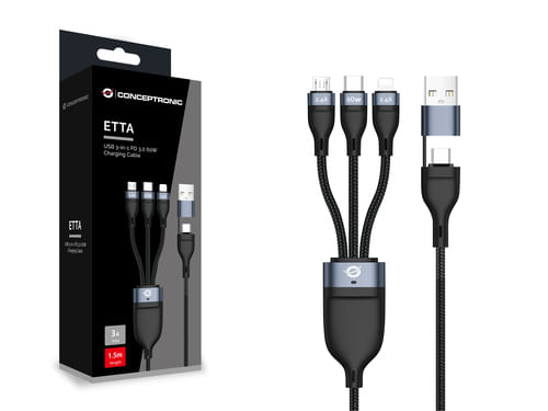 Conceptronic-ETTA05B15-cavo-USB-USB-2.0-15-m-USB-C-USB-C-Micro-USB-B-Lightning-Nero