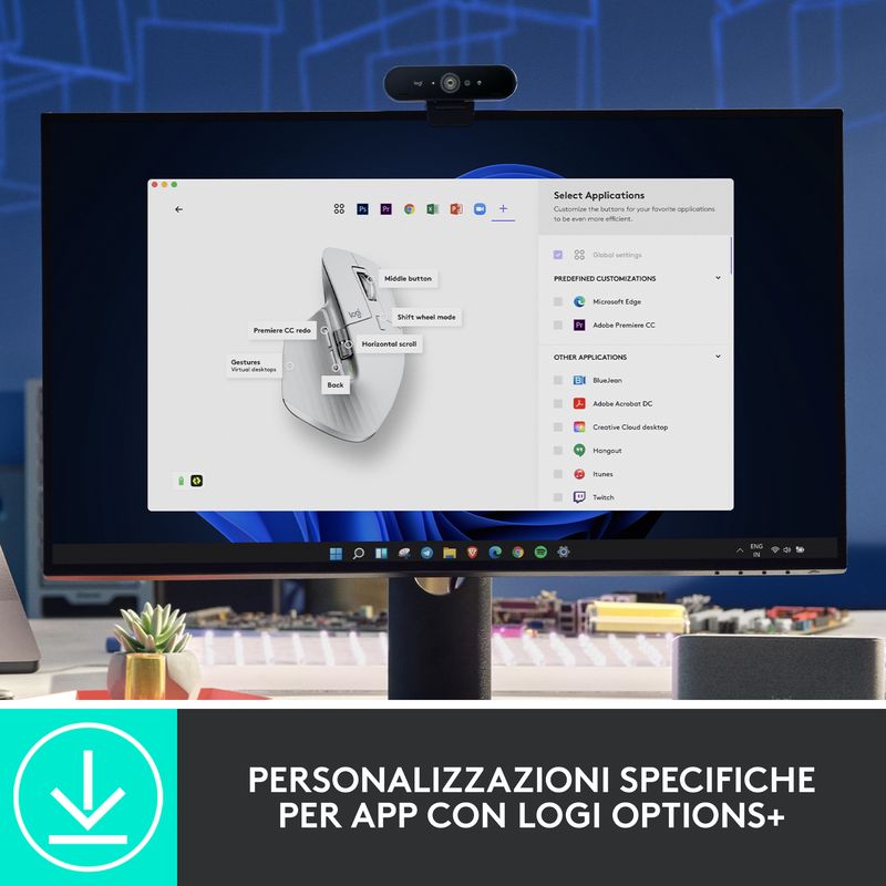 Logitech-MX-Master-3S-mouse-Mano-destra-RF-senza-fili---Bluetooth-Laser-8000-DPI