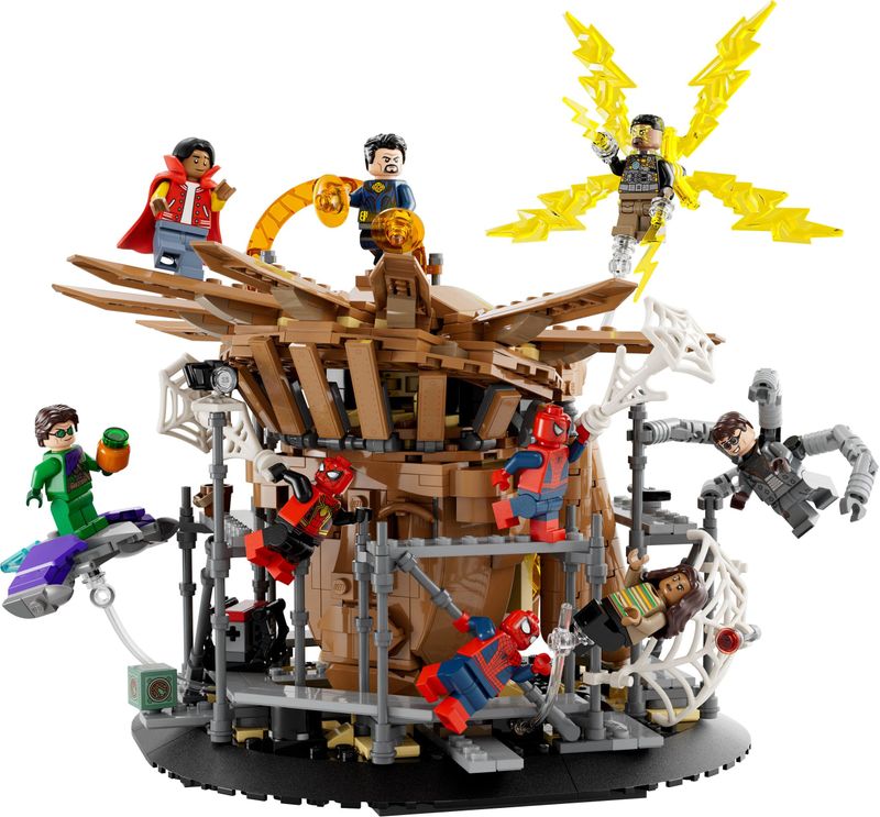 LEGO-Marvel-76261-La-Battaglia-Finale-di-Spider-Man-Ricrea-la-Scena-di-Spider-Man--No-Way-Home-con-3-Minifigure-di-Peter-Parker