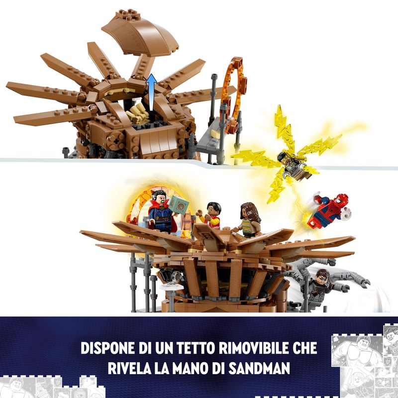 LEGO-Marvel-76261-La-Battaglia-Finale-di-Spider-Man-Ricrea-la-Scena-di-Spider-Man--No-Way-Home-con-3-Minifigure-di-Peter-Parker