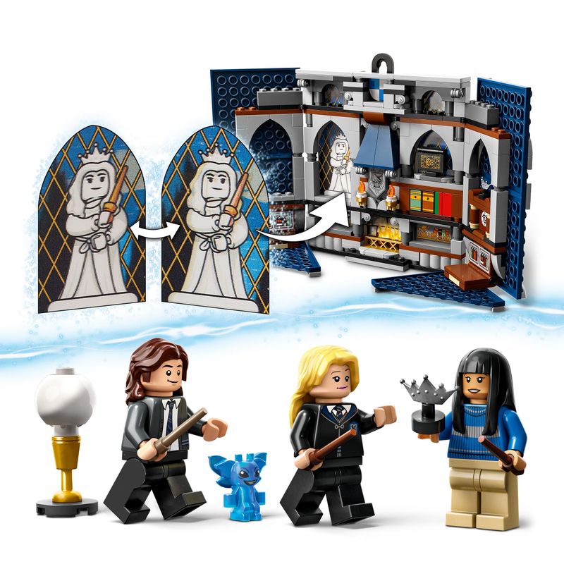 LEGO-Harry-Potter-76411-Stendardo-della-Casa-Corvonero-da-Parete-Sala-Comune-Castello-di-Hogwarts-Giocattolo-da-Collezione