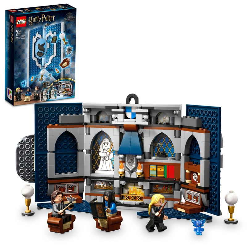 LEGO-Harry-Potter-76411-Stendardo-della-Casa-Corvonero-da-Parete-Sala-Comune-Castello-di-Hogwarts-Giocattolo-da-Collezione