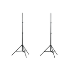 vidaXL-Set-Stativi-Fotografici-2-pz-Regolabili-Altezza-78-210-cm