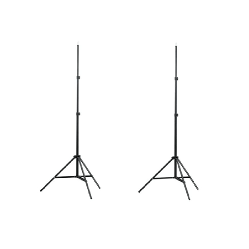 vidaXL-Set-Stativi-Fotografici-2-pz-Regolabili-Altezza-78-210-cm