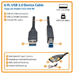 Tripp-Lite-U322-006-BK-cavo-USB-183-m-USB-3.2-Gen-1--3.1-Gen-1--USB-B-USB-A-Nero