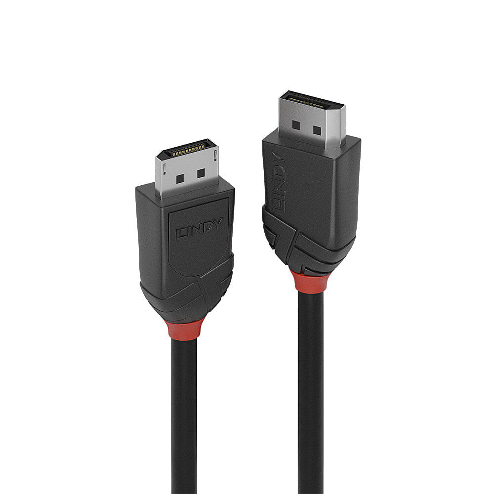 Lindy CAVO LINDY DISPLAYPORT 1,2 TO DP, M/M, 3MT, "Black Line", NERO, 36493 Lindy 36493 cavo DisplayPort 3 m Nero