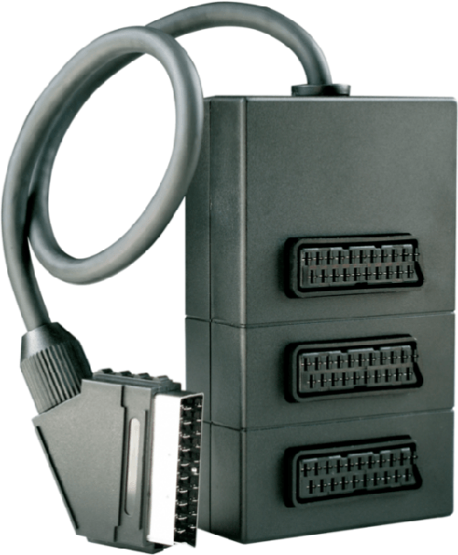 Schwaiger-Distributore-Scart-a-3-vie-nero--SCV7030533-