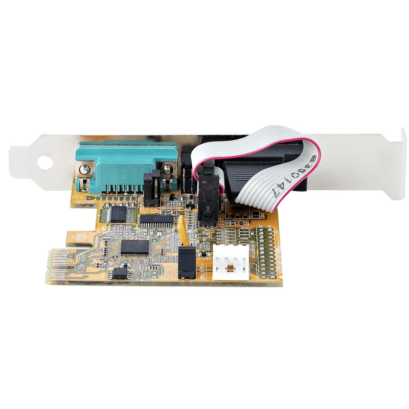 StarTech.com-Scheda-seriale-PCI-Express-a-2-porte--Scheda-di-interfaccia-seriale-da-PCIe-a-RS232--DB9--con-16C1050-UART-e-ritenzione-COM-5V-12V--Windows-e-Linux--21050-PC-SERIAL-CARD-