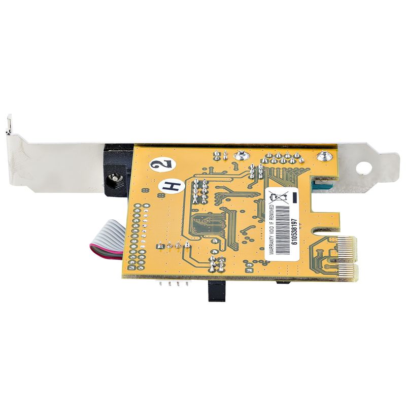 StarTech.com-Scheda-seriale-PCI-Express-a-2-porte--Scheda-di-interfaccia-seriale-da-PCIe-a-RS232--DB9--con-16C1050-UART-e-ritenzione-COM-5V-12V--Windows-e-Linux--21050-PC-SERIAL-CARD-