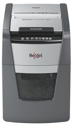 Rexel-AutoFeed--90X-distruggi-documenti-Triturazione-incrociata-55-dB-Nero-Grigio