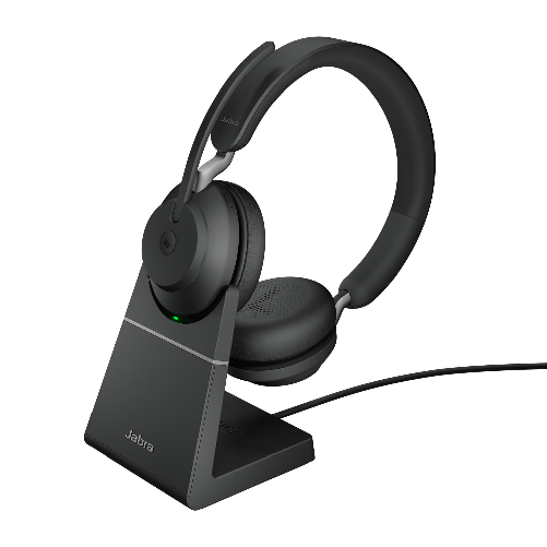 Jabra-Evolve2-65-MS-Stereo-Auricolare-Wireless-A-Padiglione-Ufficio-USB-tipo-A-Bluetooth-Nero