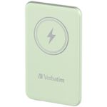 Verbatim Charge 'n' Go Polimeri di litio (LiPo) 5000 mAh Carica wireless Verde