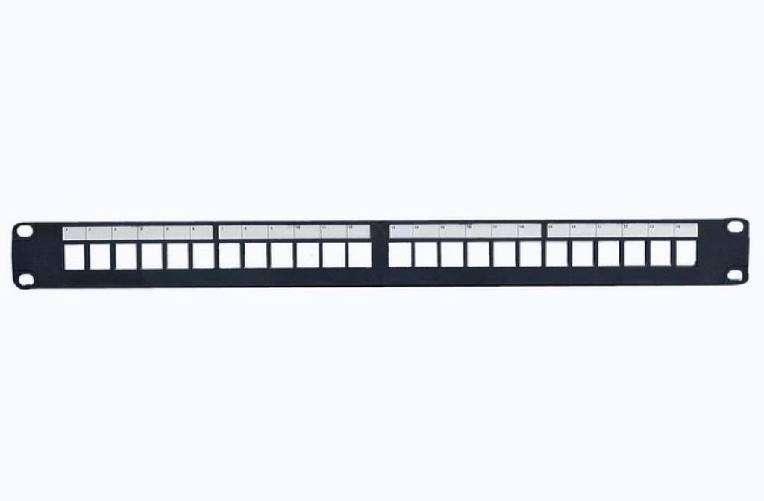 Patch-Panel-24-Port-Unshielded---Cat5e-Cat6-Cat6A