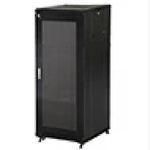 Armadio Rack 19 27U (A)1388 (L)600 (P)600 Colore Nero Porta Metallo Traforata