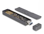 Custodia-esterna-Delock-per-SSD-M.2-NVMe-PCIe-o-SSD-SATA-con-connettore-USB-10-Gbps-Tipo-A