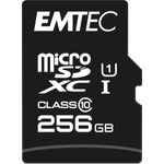 Emtec Adattatore EMTEC MicroSDXC da 256 GB CL10 EliteGold UHS-I 85 MB/s Blister