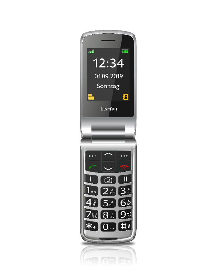 Beafon-SL495-Silver-Line-Feature-Phone-Nero-Argento-SL495EU001BS