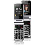 Beafon SL645plus 7,11 cm (2.8") 120 g Nero, Argento Telefono con fotocamera