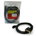 Vultech HDMI-DVI 1.8m M-M 1,8 m DVI-D Nero