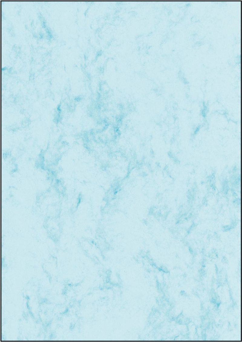 Carta-da-lettere-SIGEL-carta-marmorizzata-blu-A4-DIN-A4-90-g-m