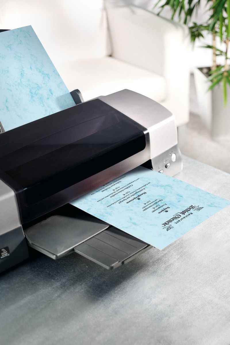 Carta-da-lettere-SIGEL-carta-marmorizzata-blu-A4-DIN-A4-90-g-m