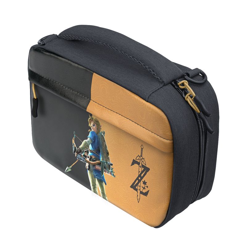 PDP-Commuter--Hyrule-Hero-Link-Custodia-rigida-Nintendo-Nero-Marrone