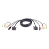 Typ-KVM-Kabel--Monitor-DVI--Tastatur-Maus-USB--Audio-Lautsprecher-Mikrofon--Kompatibilitt-CS1768-CL6700