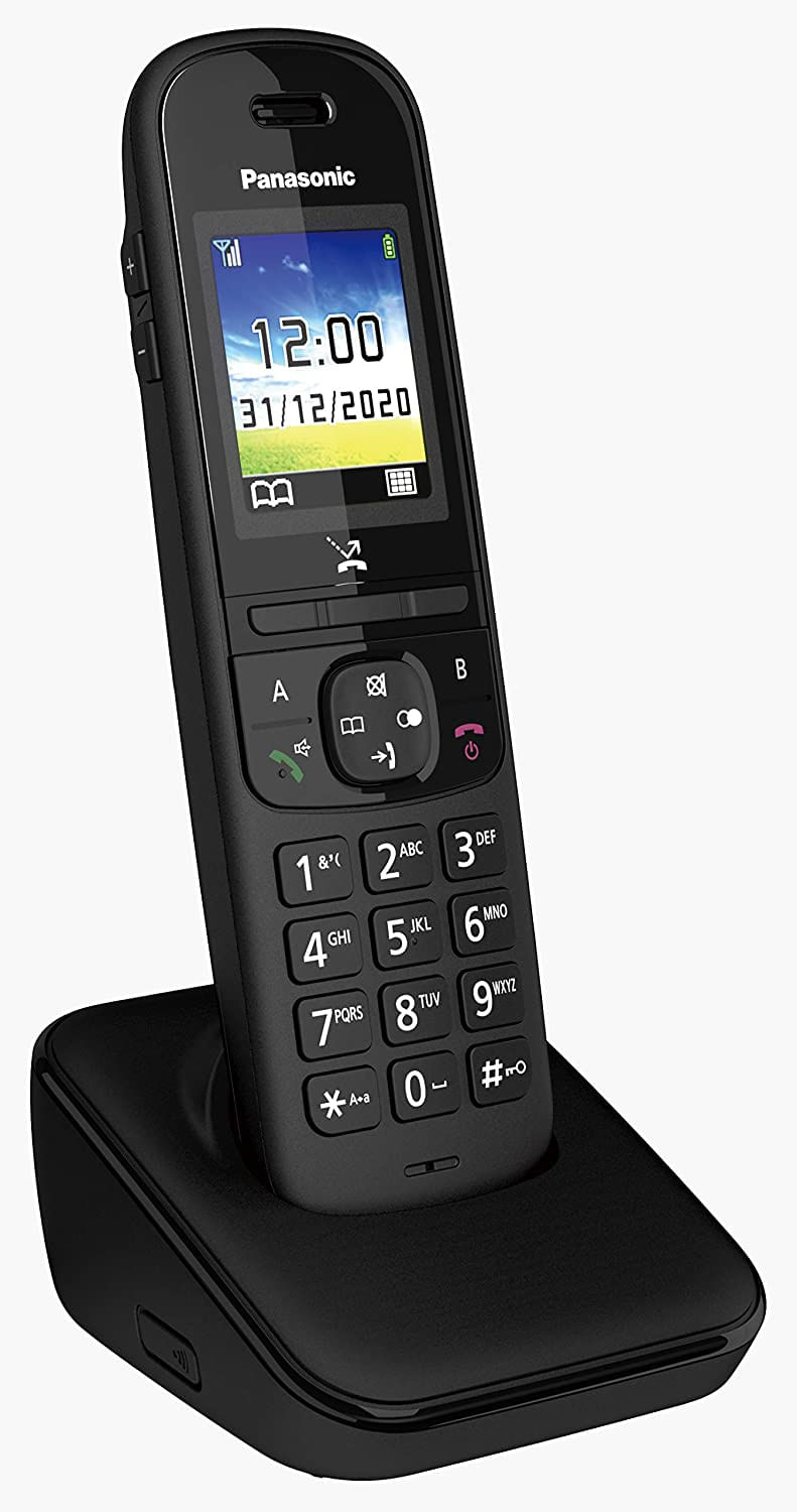 Panasonic-KX-TGH710-Telefono-DECT-Identificatore-di-chiamata-Nero