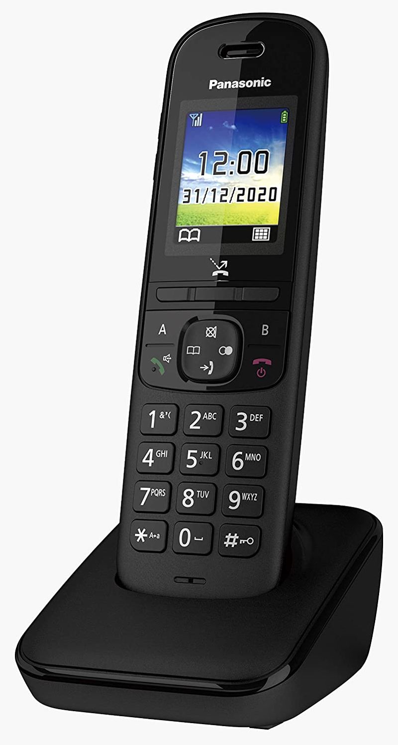 Panasonic-KX-TGH710-Telefono-DECT-Identificatore-di-chiamata-Nero