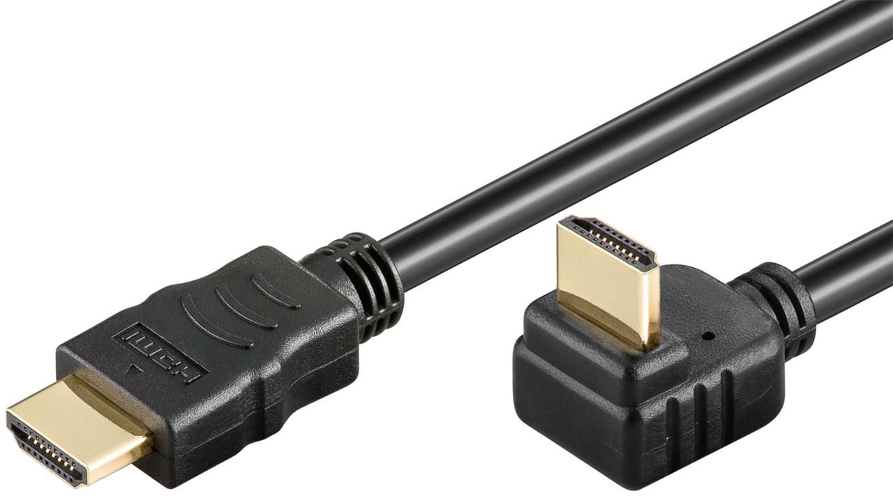 Goobay High Speed HDMIâ¢ Kabel mit Ethernet,, 0.5 m, Schwarz - HDMIâ¢-Stecker (Typ A) > HDMIâ¢-Stecker (Typ A