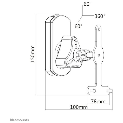Neomounts-Supporto-a-parete-per-Sonos-Play1-and-Play3