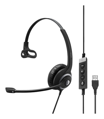 EPOS--SENNHEISER-IMPACT-SC-230-USB-MS-II-Auricolare-Cablato-A-Padiglione-Ufficio-USB-tipo-A-Nero