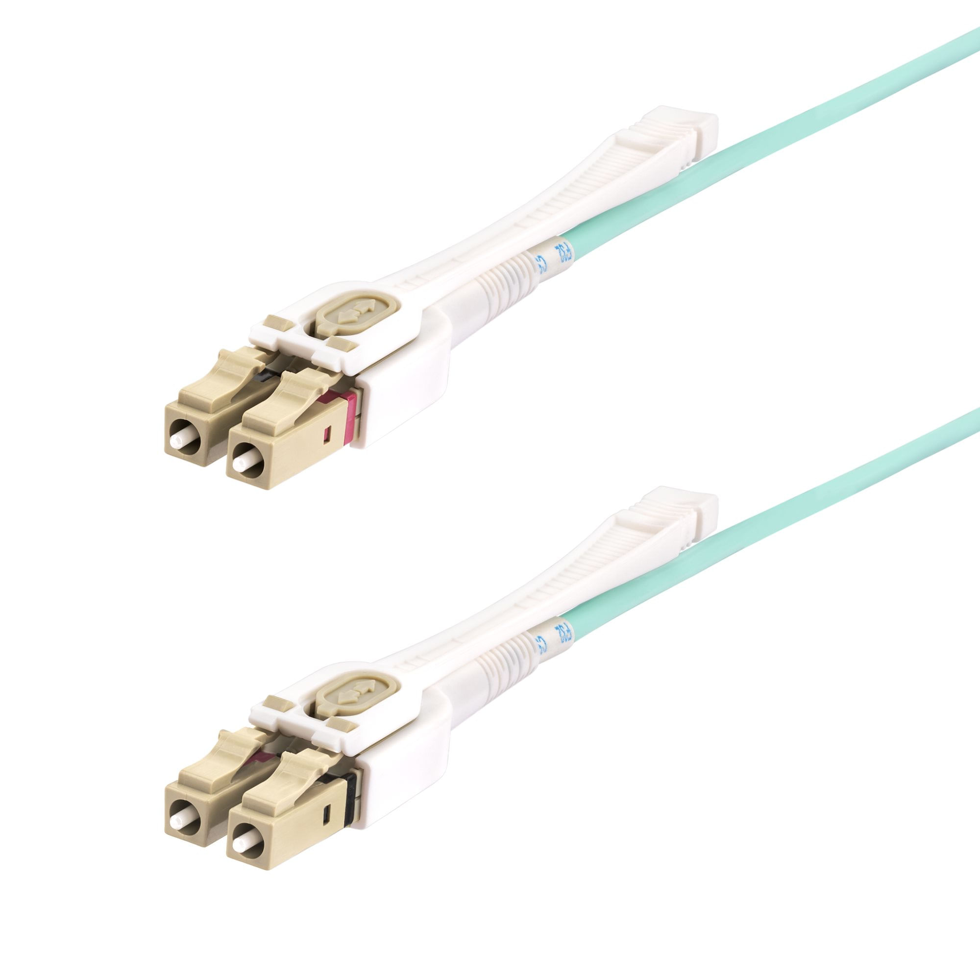 StarTech.com Cavo in fibra ottica multimodale OM4 LC a LC (UPC) con linguette push-pull, 8m, 50/125µm, Reti 100G