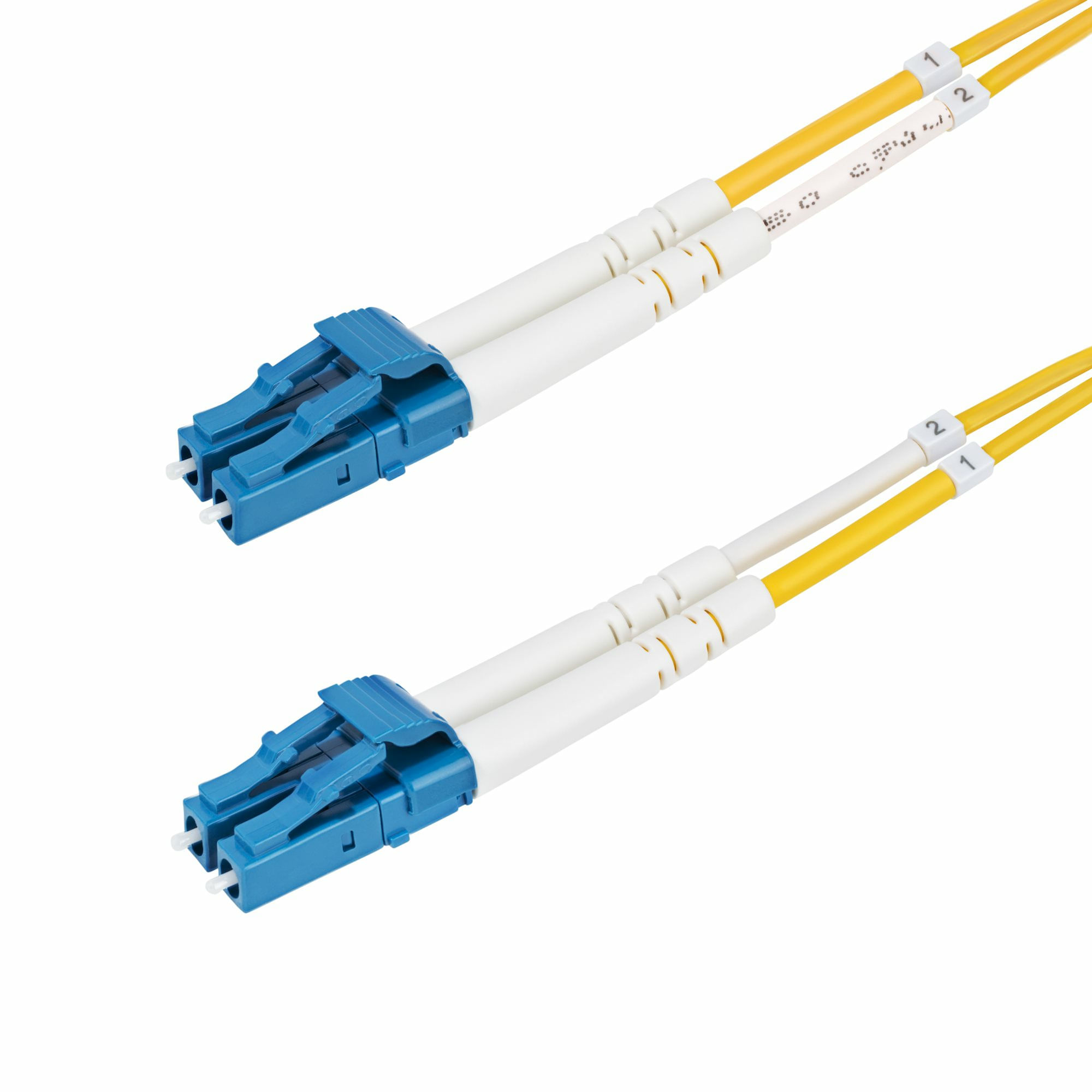 StarTech.com Cavo in fibra ottica duplex monomodale OS2 da LC a LC (UPC) da 3m, 9/125µm, 100G
