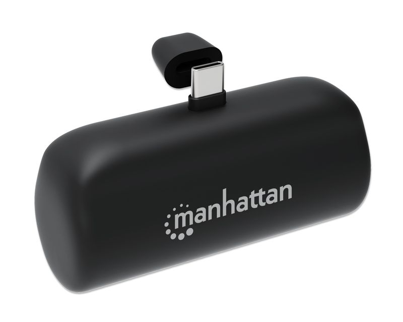 Manhattan-102636-batteria-portatile-Ioni-di-Litio-5000-mAh-Nero