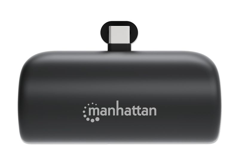 Manhattan-102636-batteria-portatile-Ioni-di-Litio-5000-mAh-Nero