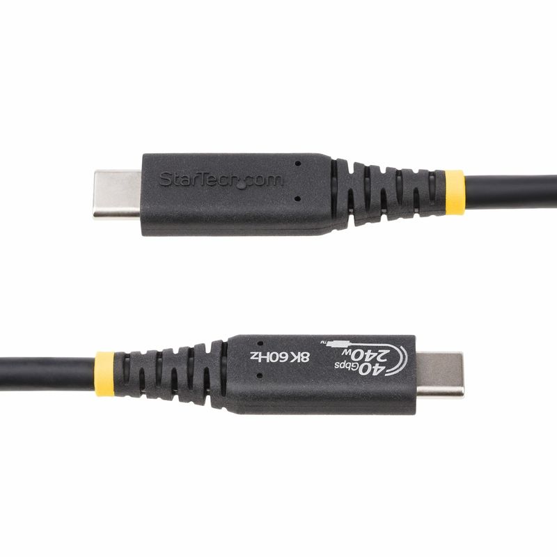 StarTech.com-Cavo-USB4-da-50cm-cavo-USB-C-certificato-USB-IF-40-Gbps-240W-PD-3.1-EPR-8K-60Hz-cavo-di-trasferimento-dati-