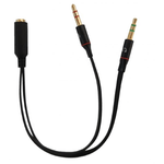 Link Accessori LKADAT137 cavo audio 3.5mm 2 x 3.5mm Nero