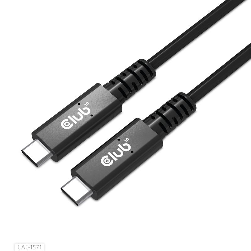 CLUB3D-CAC-1571-cavo-USB-08-m-USB4-Gen-3x2-USB-C-Nero