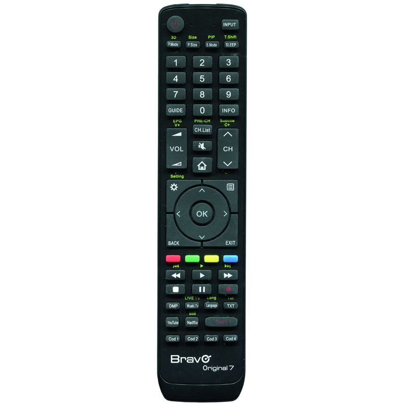 Bravo-Original-7-telecomando-IR-Wireless-TV-Pulsanti