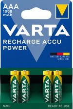 Varta-Recharge-Accu-Power-AAA-1000-mAh-Blister-da-4--Batteria-NiMH-Accu-Precaricata-Micro-ricaricabile-pronta-all-uso-