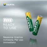 Varta-Recharge-Accu-Power-AAA-1000-mAh-Blister-da-4--Batteria-NiMH-Accu-Precaricata-Micro-ricaricabile-pronta-all-uso-