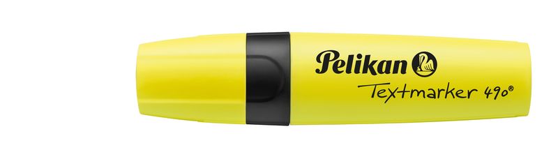 Evidenziatore-Pelikan-Textmarker-490---A-base-d-acqua---3-larghezze-di-linea---Colore-giallo-fluorescente